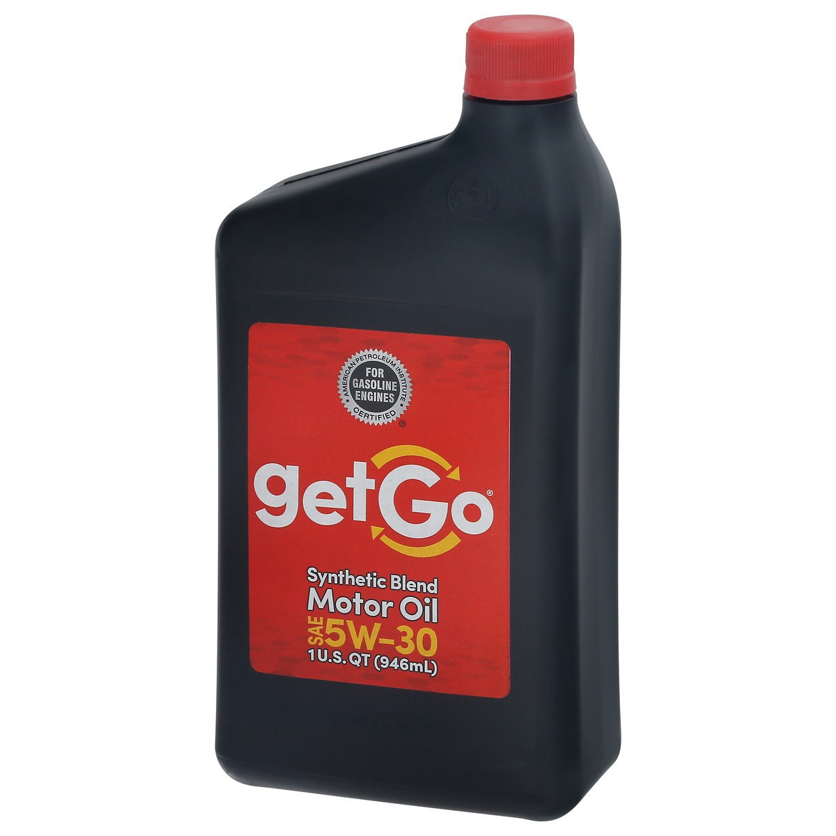 slide 3 of 9, Getgo Sae 5W-30 Synthetic Blend Motor Oil 1 qt Bottle, 2 ct