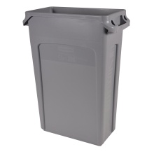 slide 1 of 1, Rubbermaid Rectangular Trash Container, 1 ct