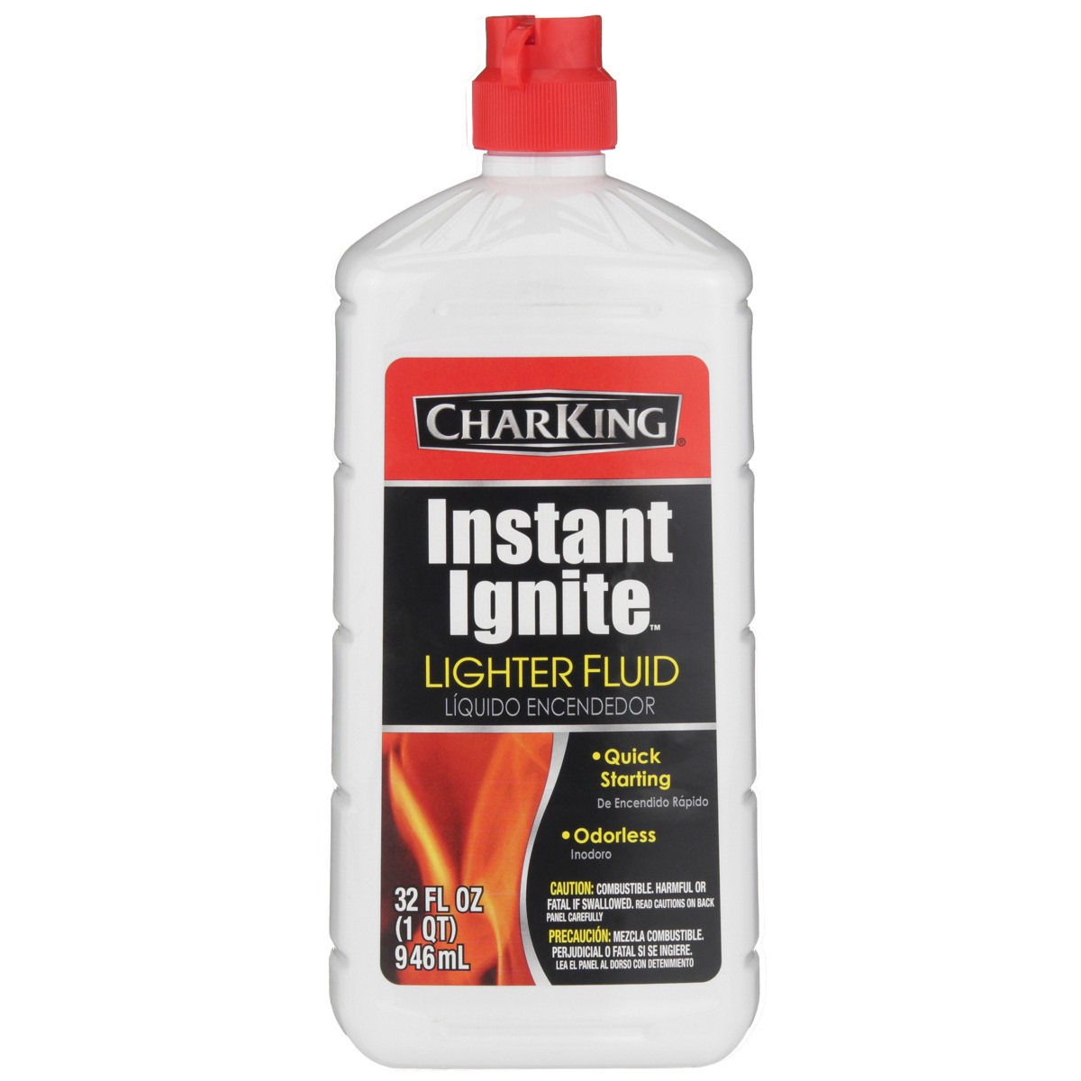 slide 7 of 11, CharKing Instant Ignite Lighter Fluid, 32 fl oz