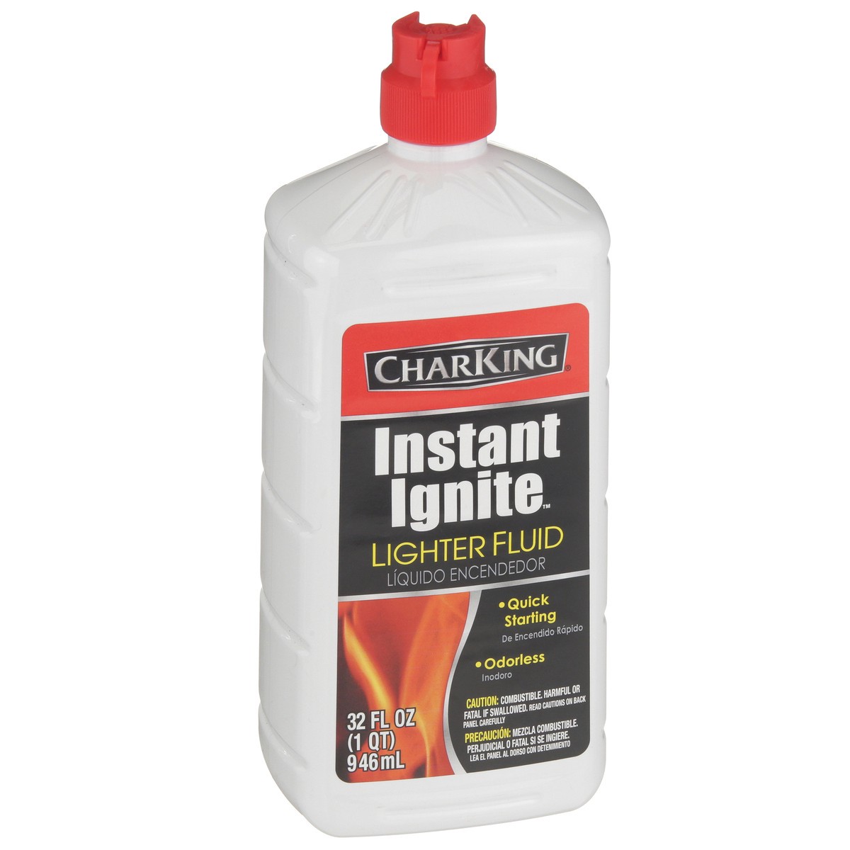 slide 4 of 11, CharKing Instant Ignite Lighter Fluid, 32 fl oz