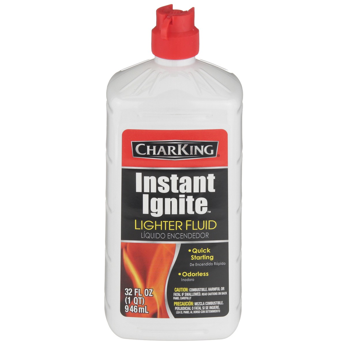 slide 1 of 11, CharKing Instant Ignite Lighter Fluid, 32 fl oz