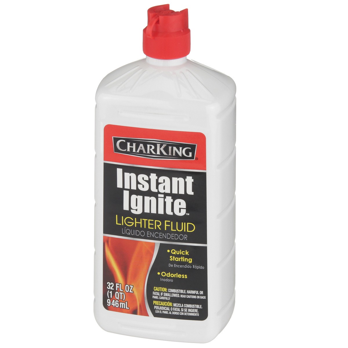 slide 10 of 11, CharKing Instant Ignite Lighter Fluid, 32 fl oz