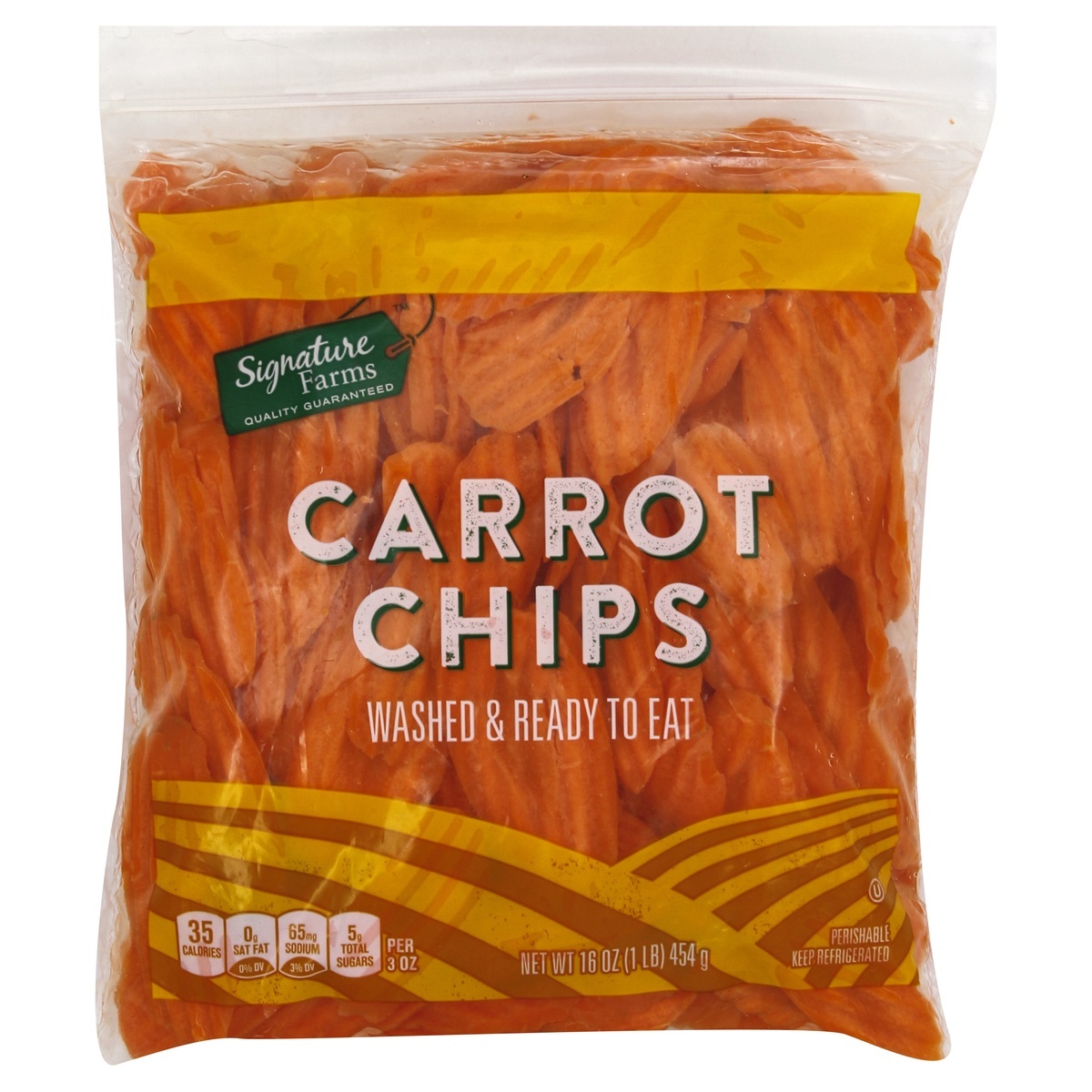 slide 1 of 1, Signature Kitchens Carrot Chips, 