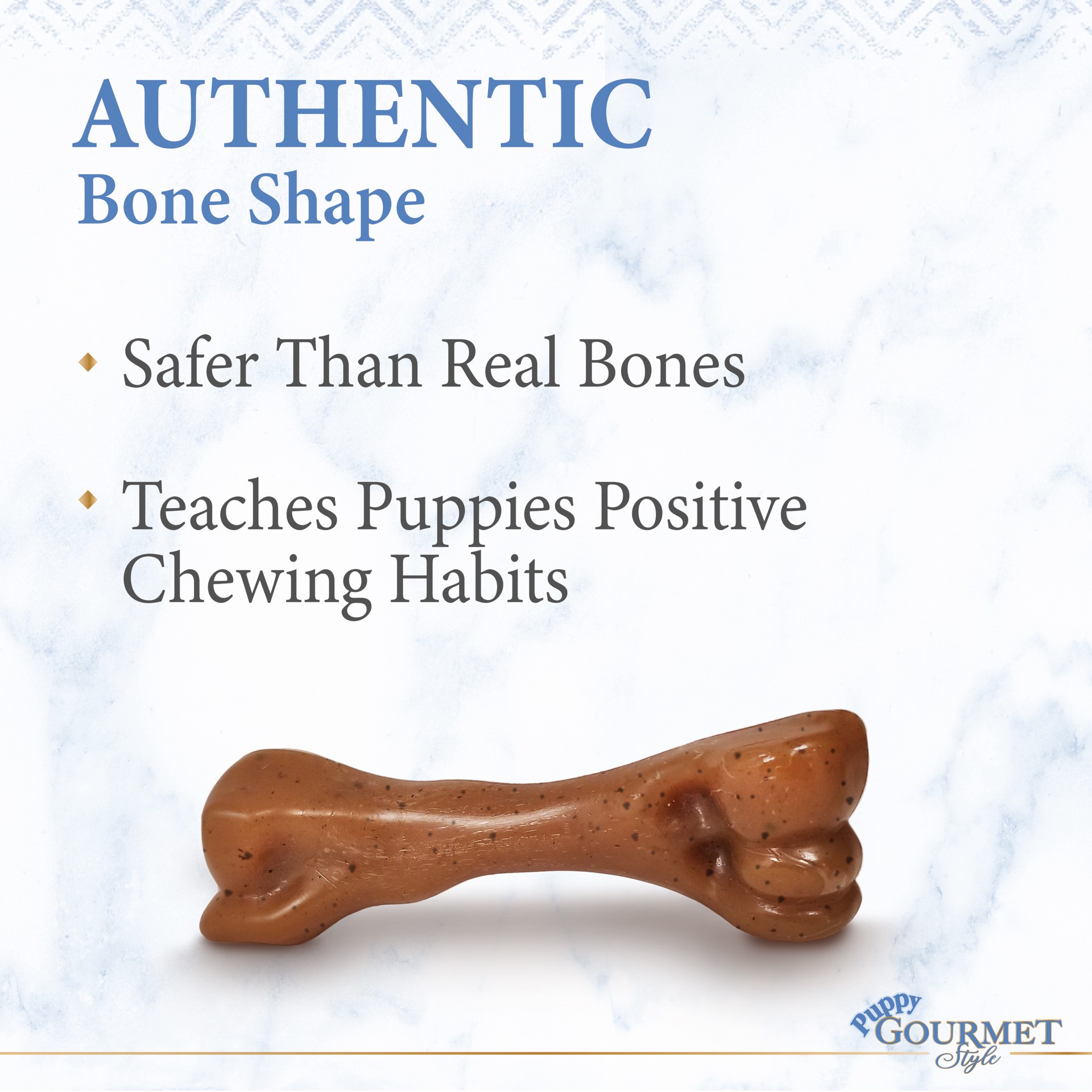 slide 4 of 10, Nylabone Puppy Gourmet Style Strong Chew Toy, 1 ct