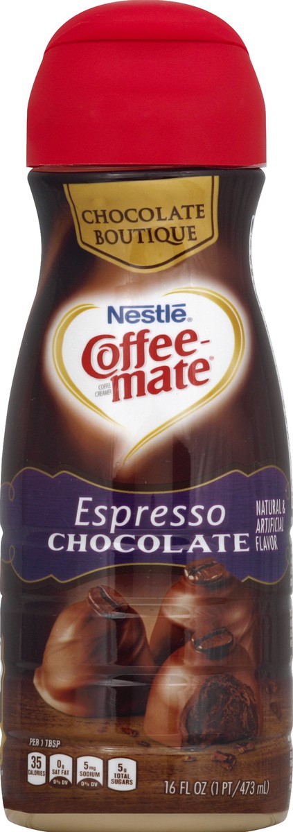 slide 2 of 2, Coffee-Mate Espresso Chocolate Coffee Creamer, 16 fl oz