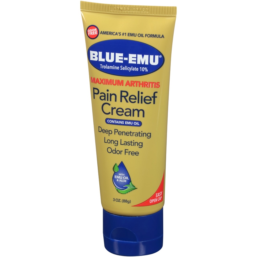 slide 3 of 6, Blue-Emu Maximum Arthritis Pain Relief Cream, 3 oz