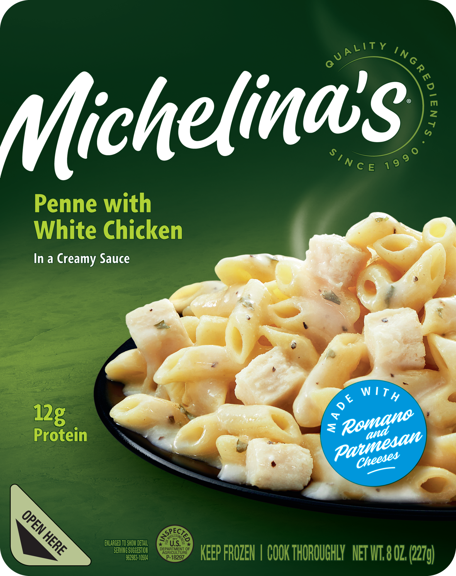 slide 1 of 5, Michelina's Penne With White Chicken, 