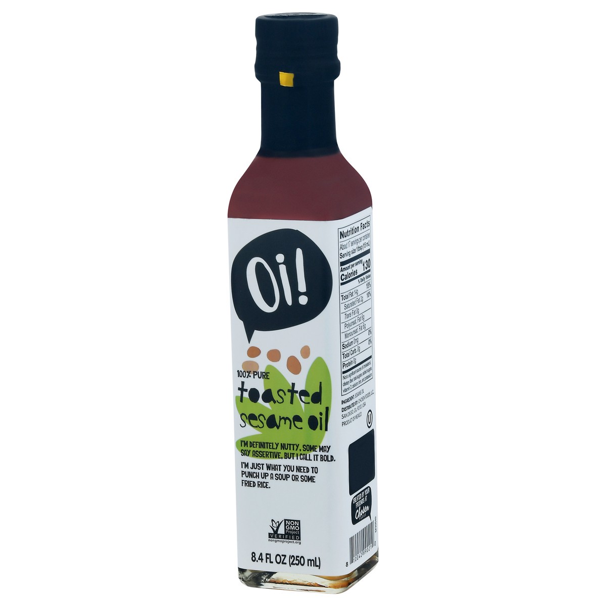 slide 6 of 9, Oi! 100% Pure Toasted Sesame Oil 8.4 fl oz, 8.4 fl oz