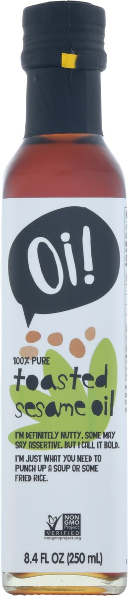 slide 5 of 9, Oi! 100% Pure Toasted Sesame Oil 8.4 fl oz, 8.4 fl oz
