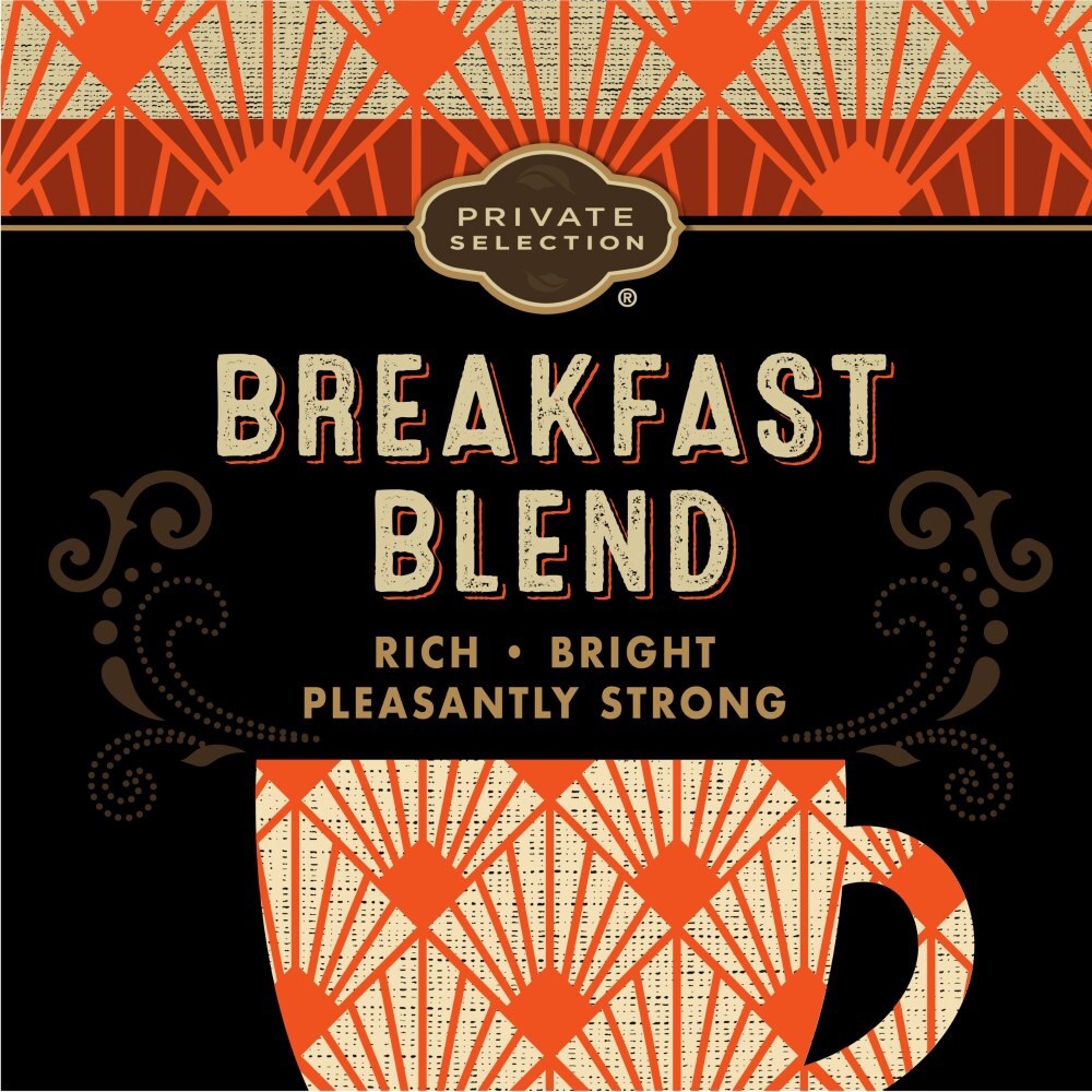 slide 2 of 6, Private Selection Breakfast Blend Ground Medium-Dark Roast Coffee - 12 oz, 12 oz