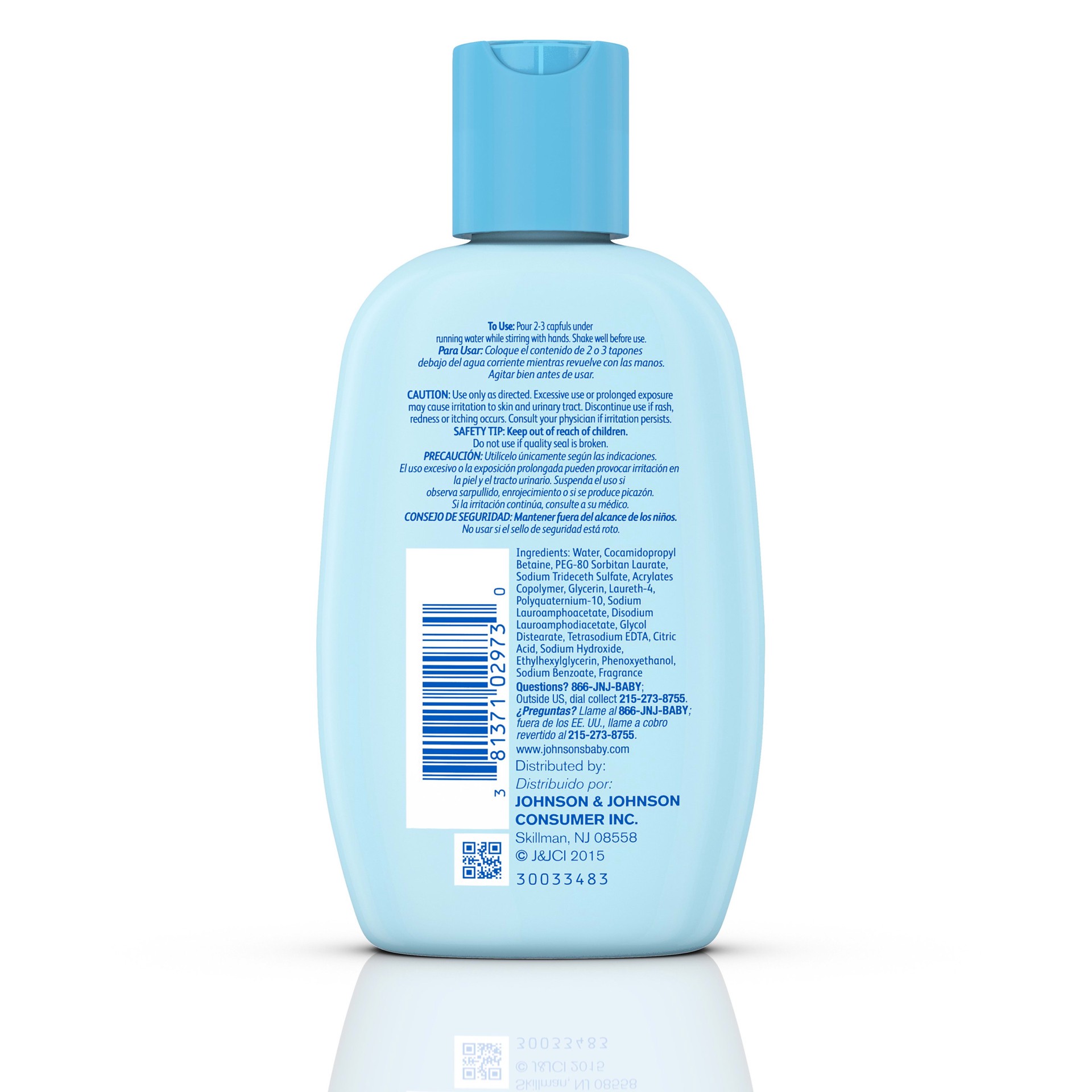 slide 4 of 5, Johnson's Bubble Bath & Wash, Travel Size, 3 Fl. Oz., 3 fl oz