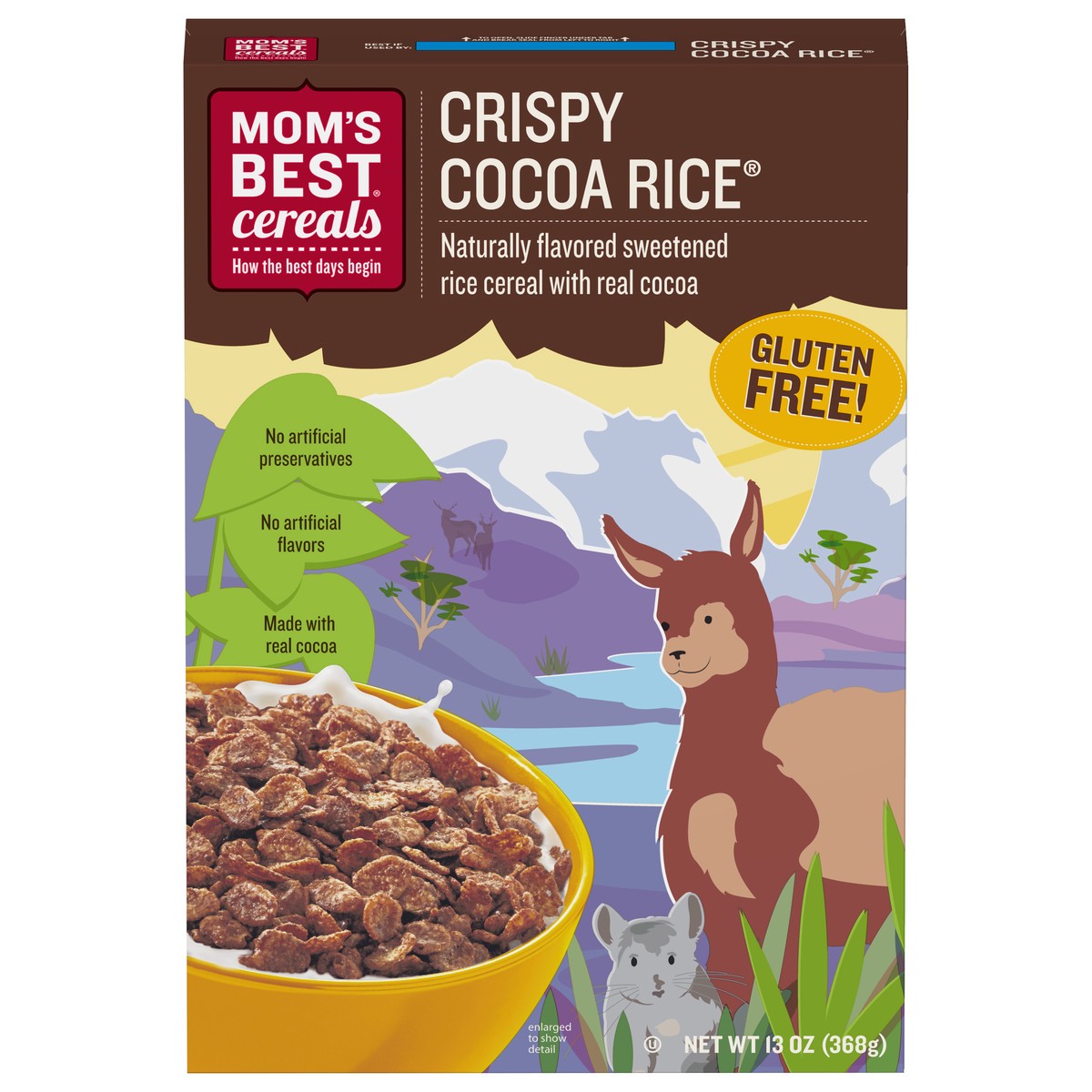 slide 1 of 21, Mom's Best Crispy Cocoa Rice Cereal 13 oz, 13 oz