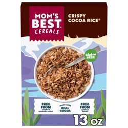 MOM's Best Cereals Mom’s Best Crispy Cocoa Rice – Gluten Free Cereal, Made with Real Cocoa, 13 oz Box