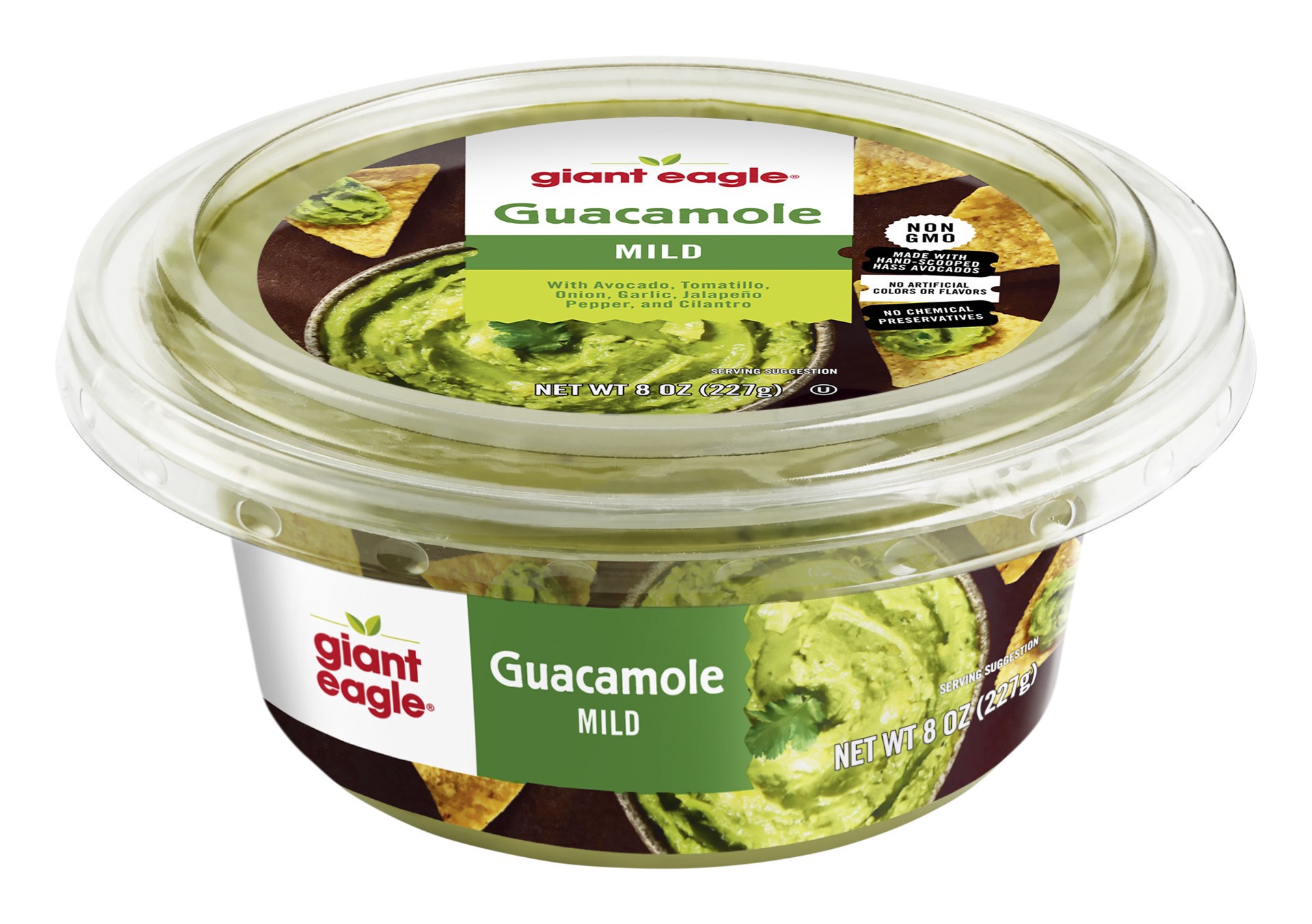 slide 1 of 1, Giant Eagle Mild Guacamole, 8 oz