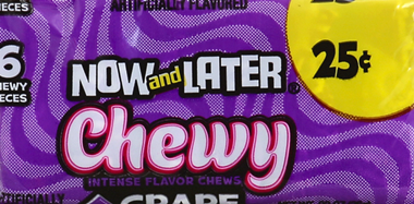 slide 1 of 1, Ferrara Candy Company Now & Later Now & Later Chewy Grape Pp 0.93 Oz, 0.93 oz