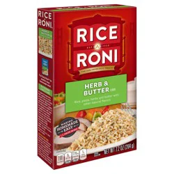 Rice-A-Roni Rice Pasta Herb & Butter Flavor 7.2 Oz