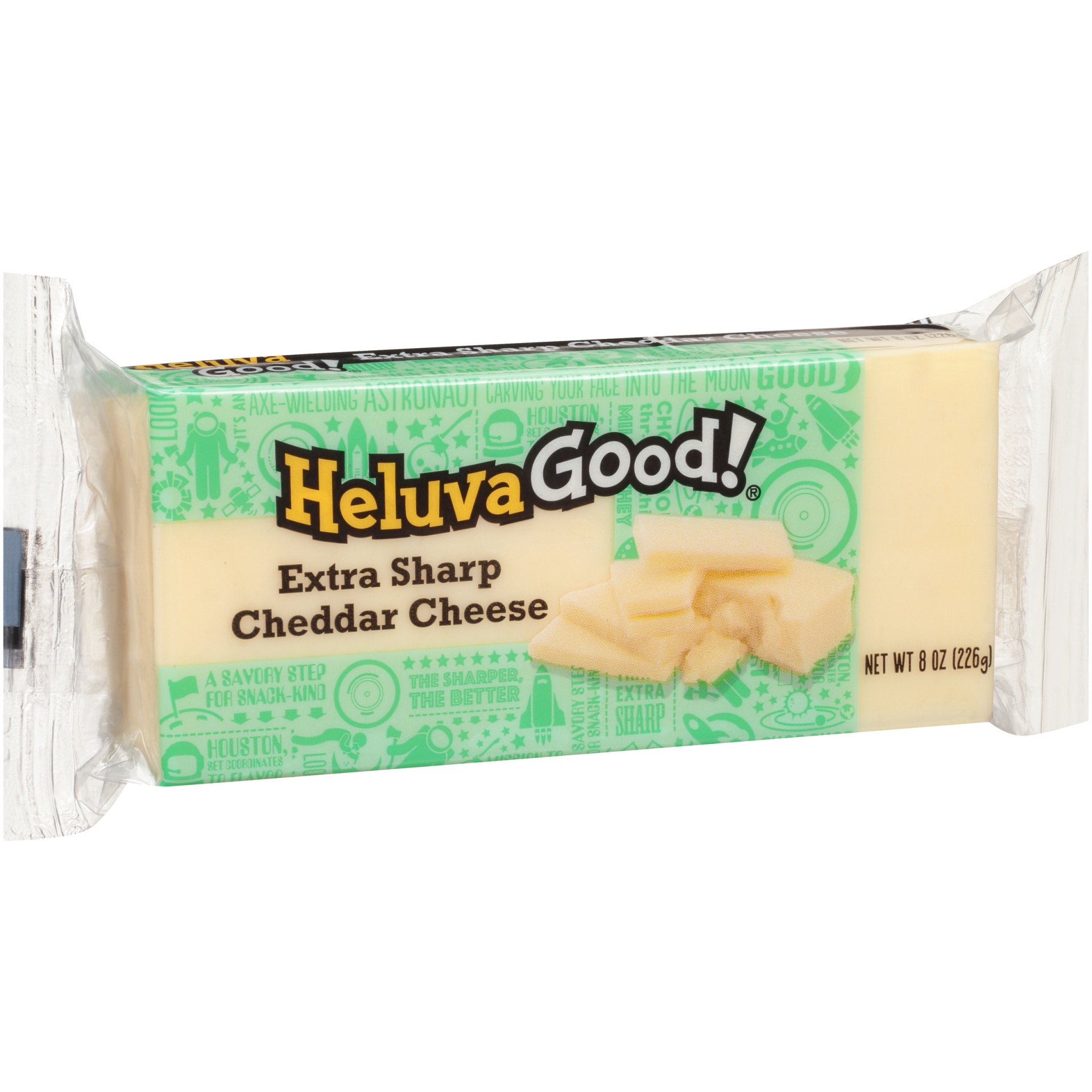 slide 2 of 5, Heluva Good! Extra Sharp White Cheddar Cheese, 8 oz