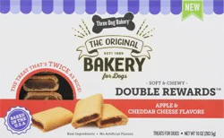 Three Dog Bakery Apple & Cheddar Cheese Flavors Dog Treats 10 oz