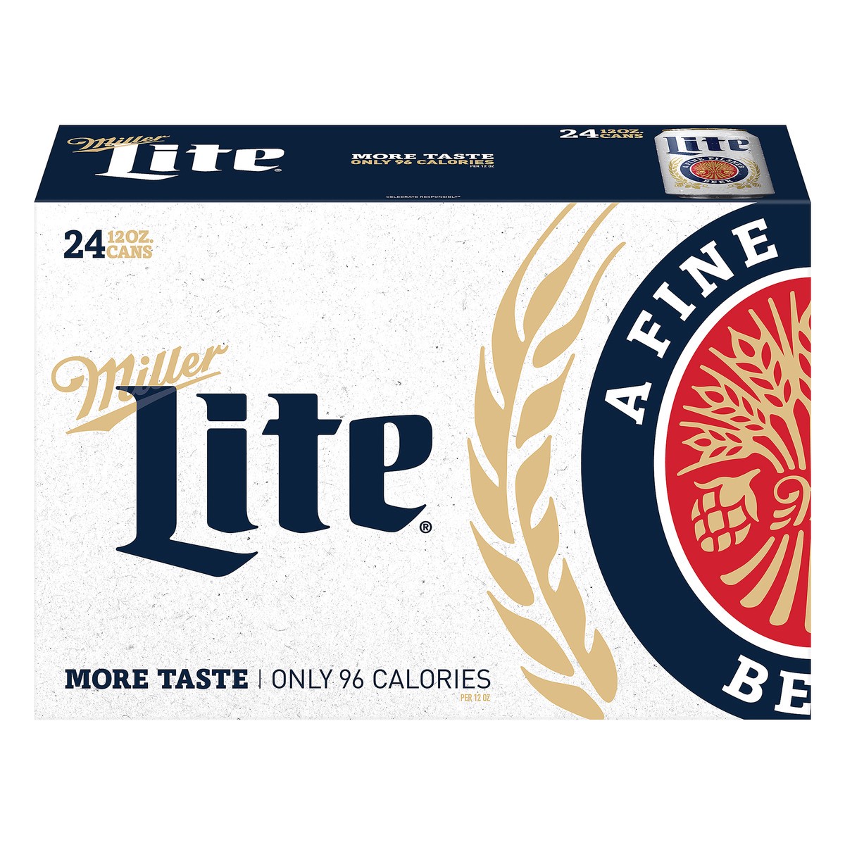 slide 1 of 24, Miller Lite Pilsner Beer, 24 ct; 12 fl oz