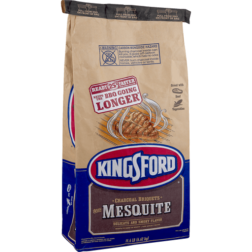 slide 2 of 9, Kingsford Charcoal Briquets Mesquite, 14.6 lb