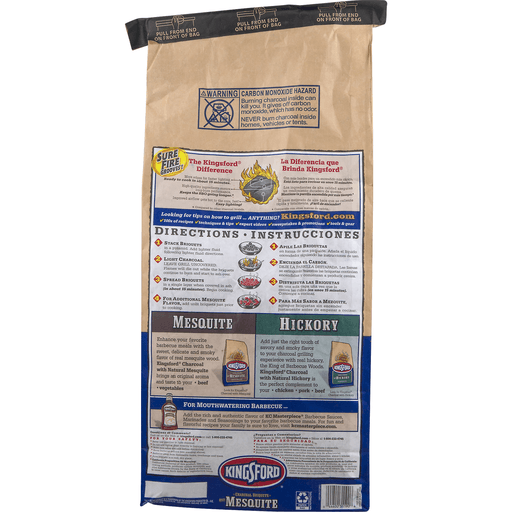 slide 7 of 9, Kingsford Charcoal Briquets Mesquite, 14.6 lb
