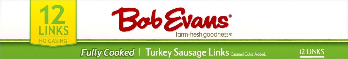 slide 5 of 12, Bob Evans Fully Cooked Turkey Sausage Links, 12 ct; 9.6 oz