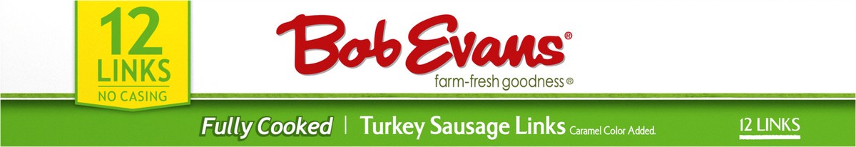 slide 9 of 12, Bob Evans Fully Cooked Turkey Sausage Links, 12 ct; 9.6 oz