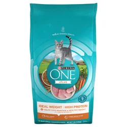 Purina ONE High Protein, Healthy Weight Plus Ideal Weight With Chicken Dry Cat Food Weight Control Formula