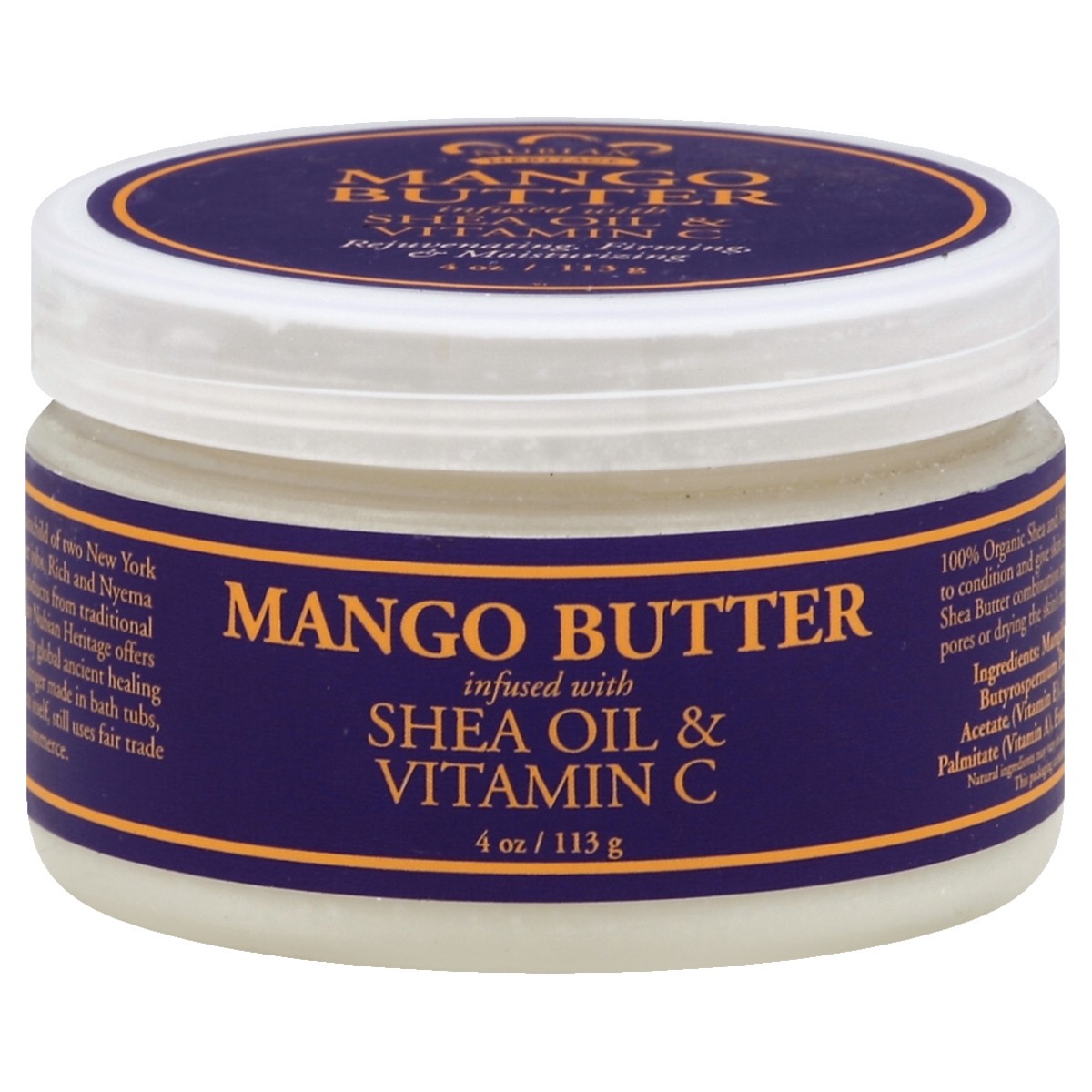 slide 4 of 4, Nubian Heritage Mango Butter 4 oz, 4 oz