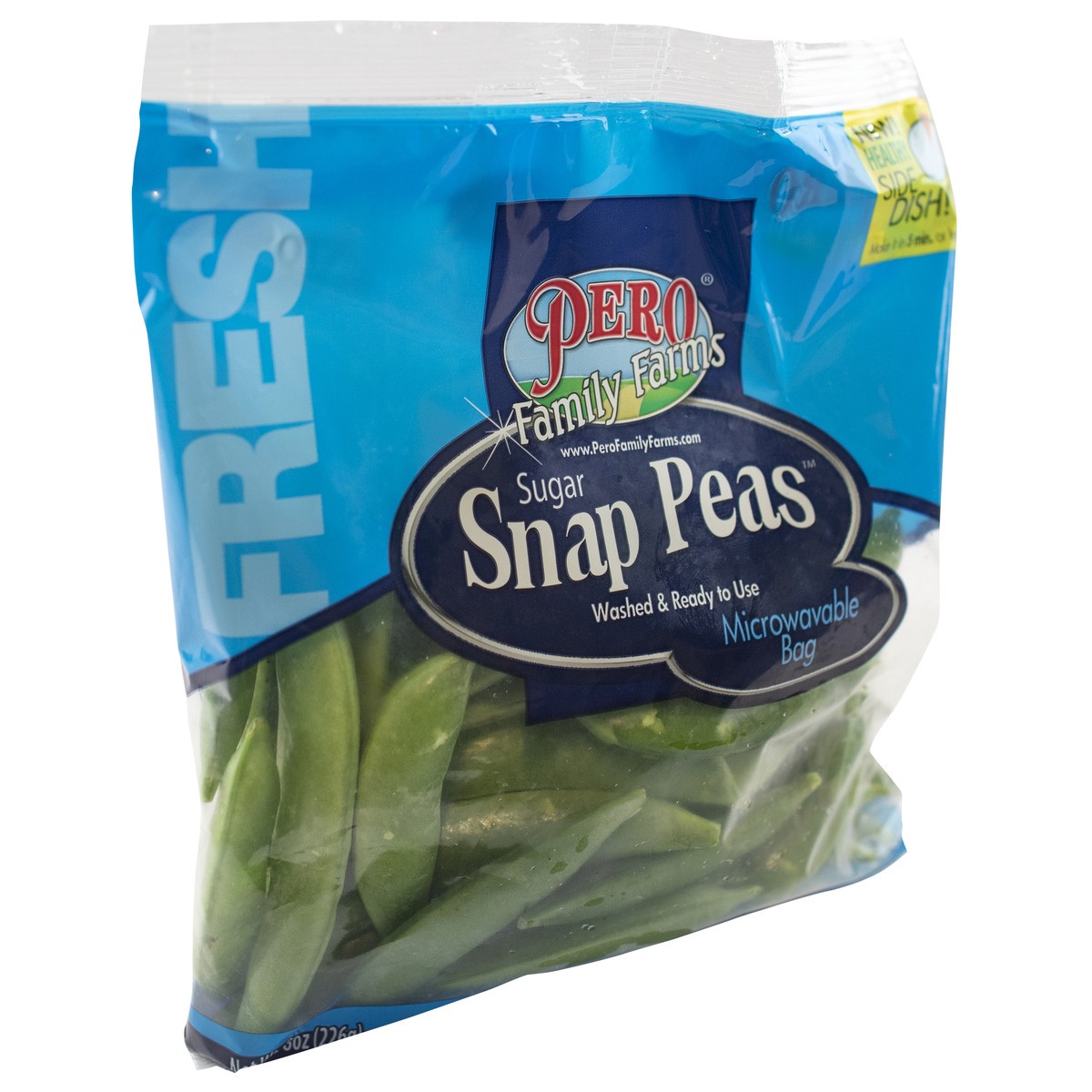 slide 4 of 4, Pero Family Farms Sugar Snap Peas 15 oz, 8 oz