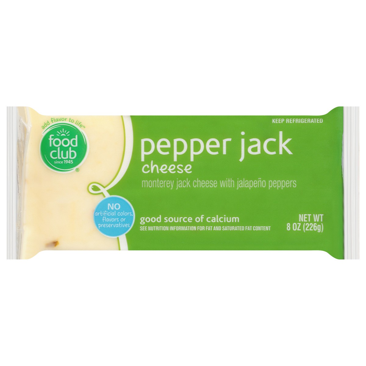 slide 14 of 16, Food Club Pepper Jack Cheese 8 oz, 8 oz