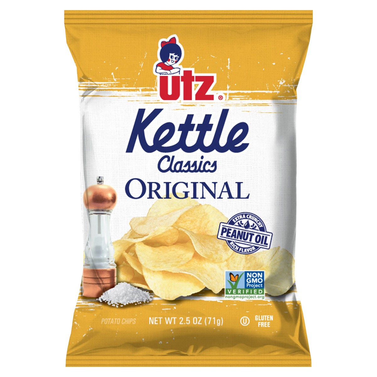 slide 7 of 12, Utz 2.5 oz Utz Kettle Classics Original Potato Chips, 2.5 oz
