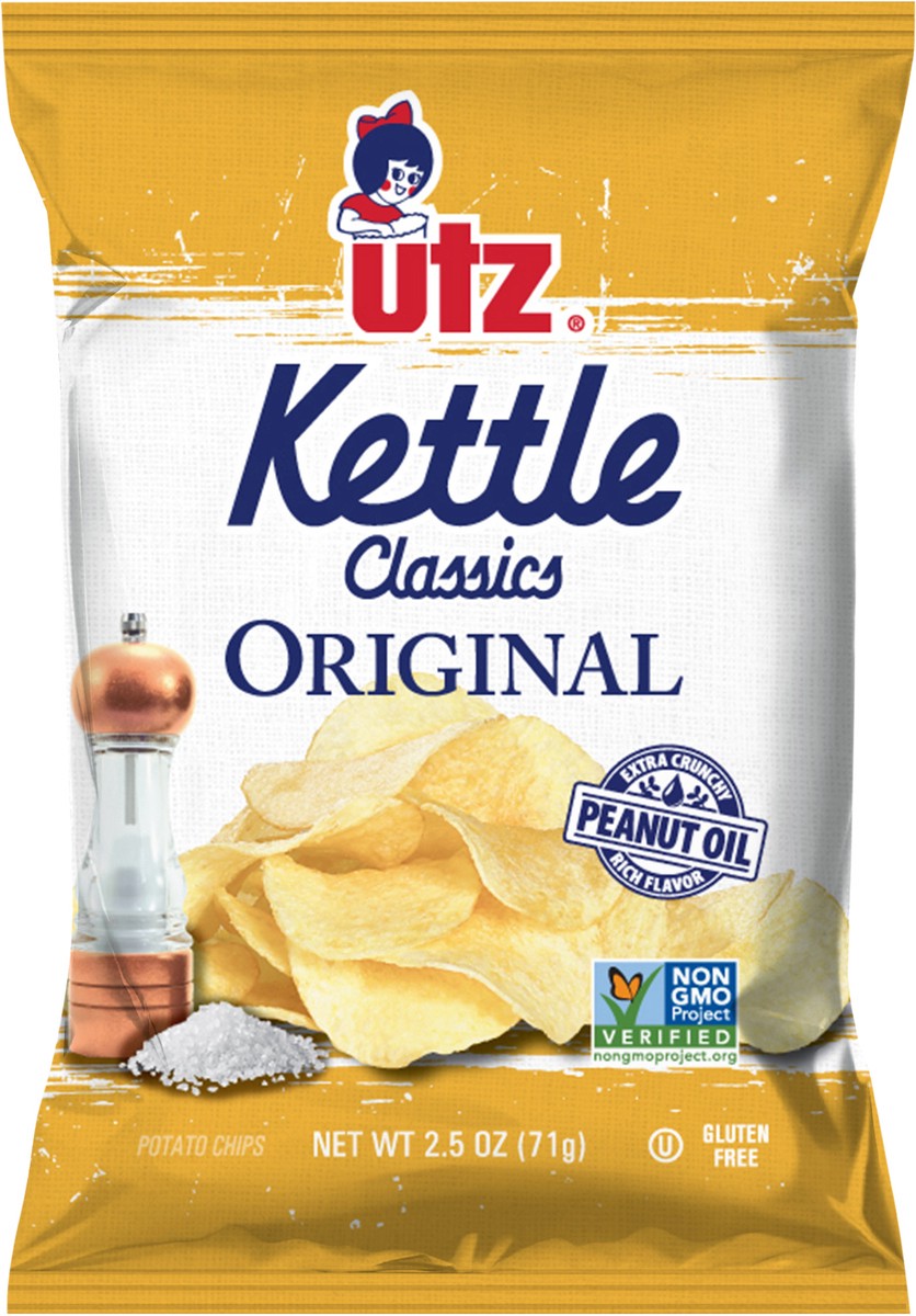 slide 6 of 12, Utz 2.5 oz Utz Kettle Classics Original Potato Chips, 2.5 oz