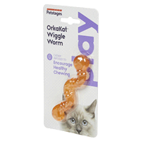 slide 22 of 29, Petstages Orkakat Wiggle Worm Cat Toy, 1 ct