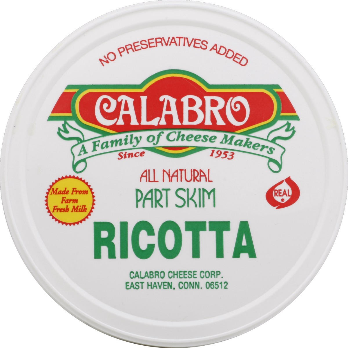 slide 2 of 3, Calabro Part Skim Ricotta Cheese, 16 oz