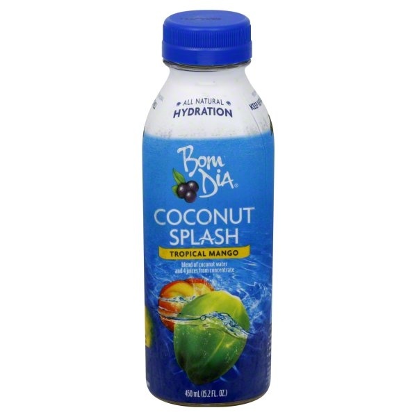 slide 1 of 1, Bom Dia Coconut Splash, Tropical Mango, 450 ml