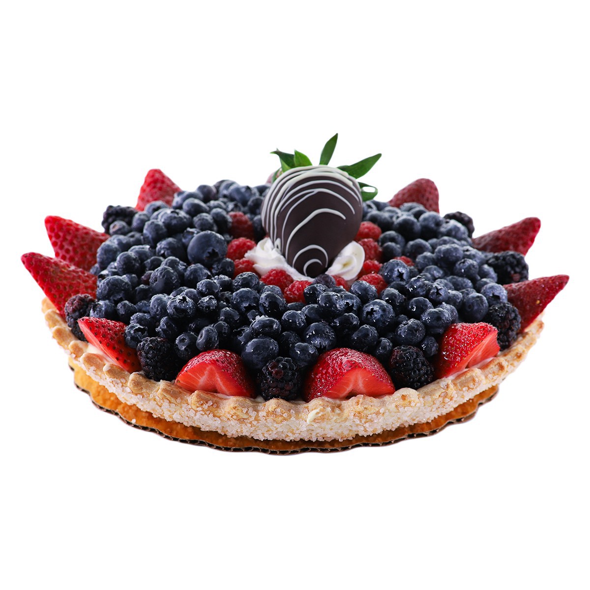 slide 1 of 1, Kwl 9In. Fresh Fruit Tart, 24 oz