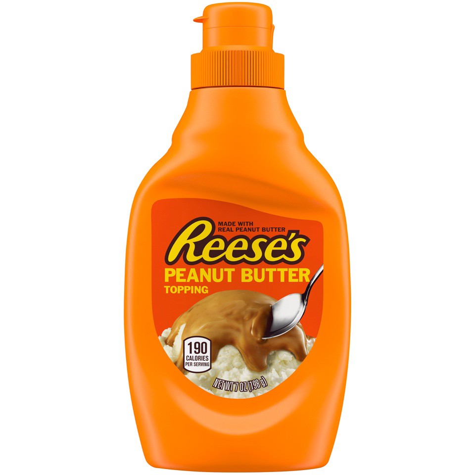 slide 1 of 1, Reese's Peanut Butter Topping, 7 oz