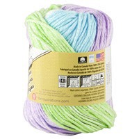 slide 7 of 9, Lily Sugar 'n Cream Stripes Yarn - Violet Stripes, 1 ct