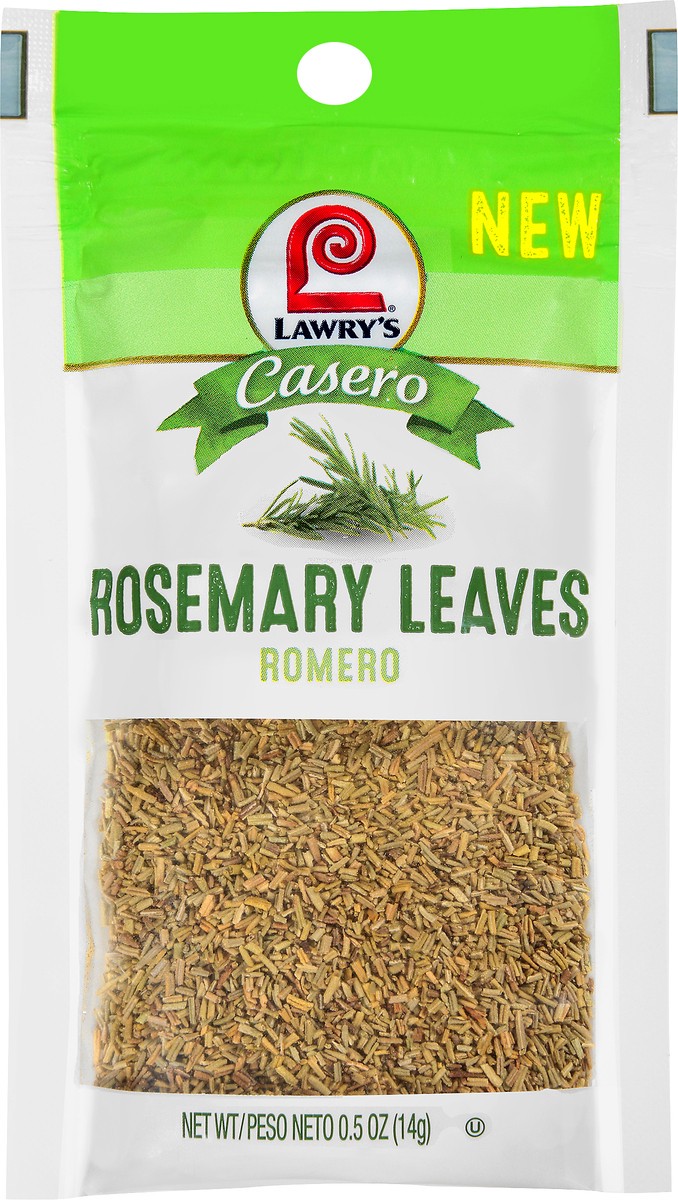 slide 6 of 6, Lawry's Casero Rosemary Leaves, 0.5 oz