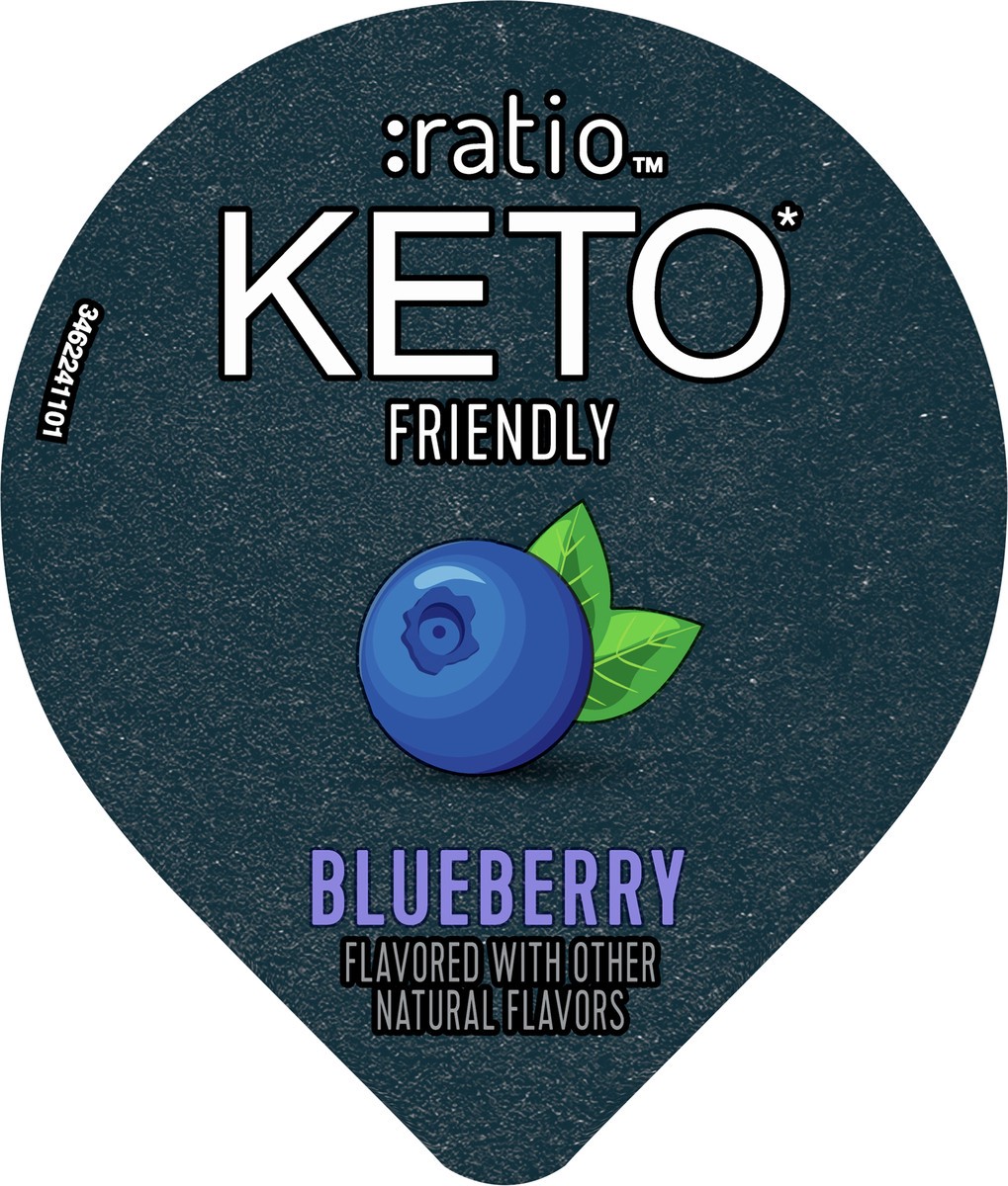 slide 8 of 9, :ratio Keto Friendly Blueberry Yogurt Cultured Dairy Snack Cup, 5.3 OZ, 5.3 oz