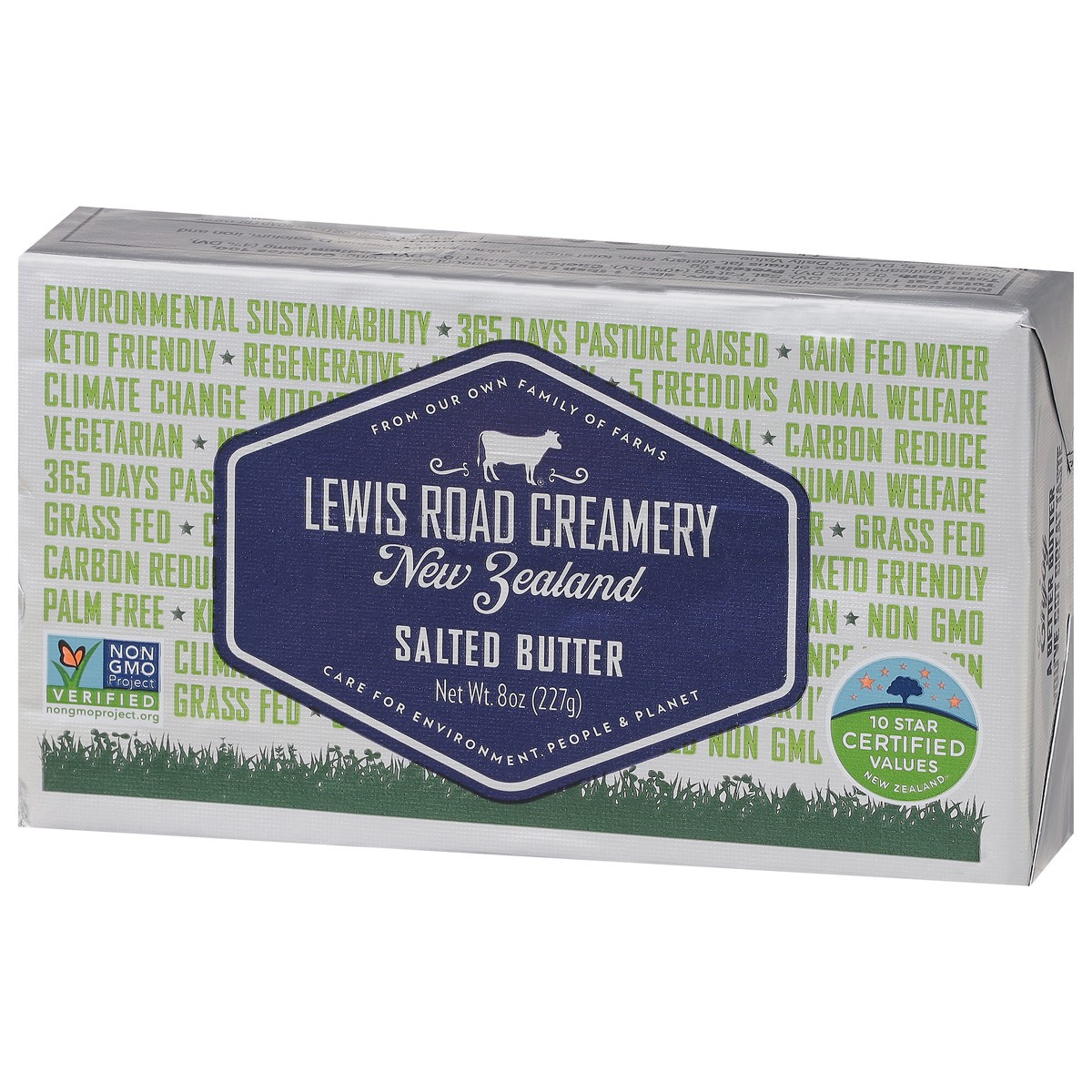 slide 2 of 9, Lewis Road Creamery Salted Butter 8 oz, 8 oz