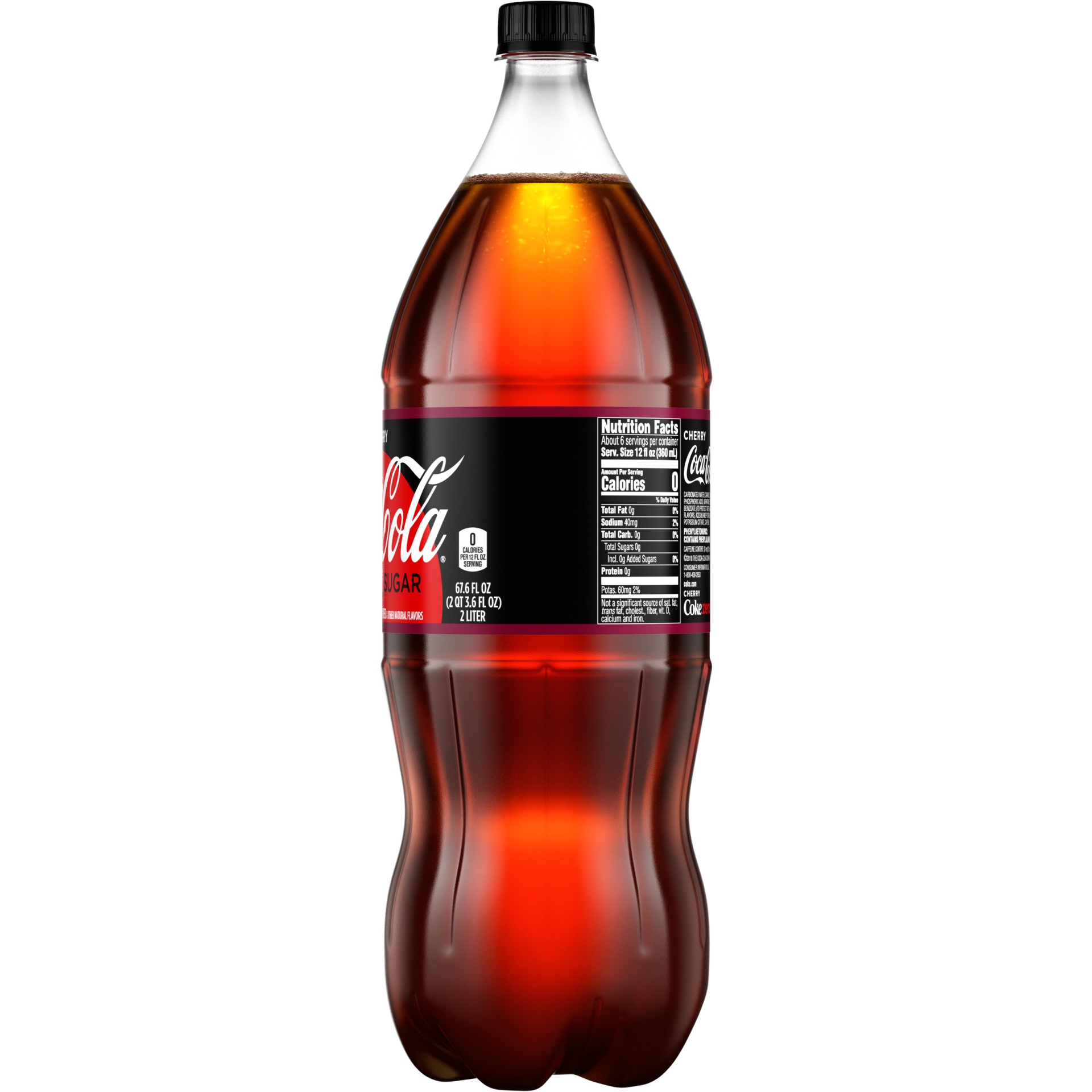 slide 3 of 10, Coca Cola Cherry Zero, 2 liter