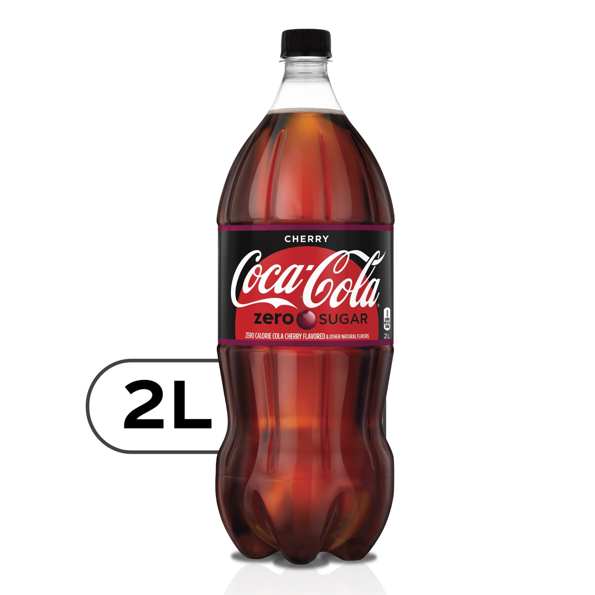 slide 1 of 10, Coca Cola Cherry Zero, 2 liter
