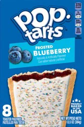 Pop-Tarts 8 Pack Frosted Blueberry Toaster Pastries 8 ea