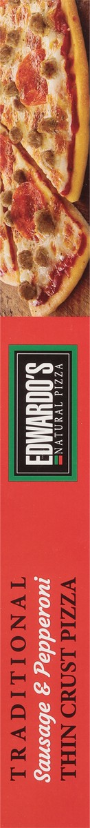 slide 5 of 9, Edwardo's Thin Crust Traditional Sausage & Peperoni Pizza 24 oz, 24 oz