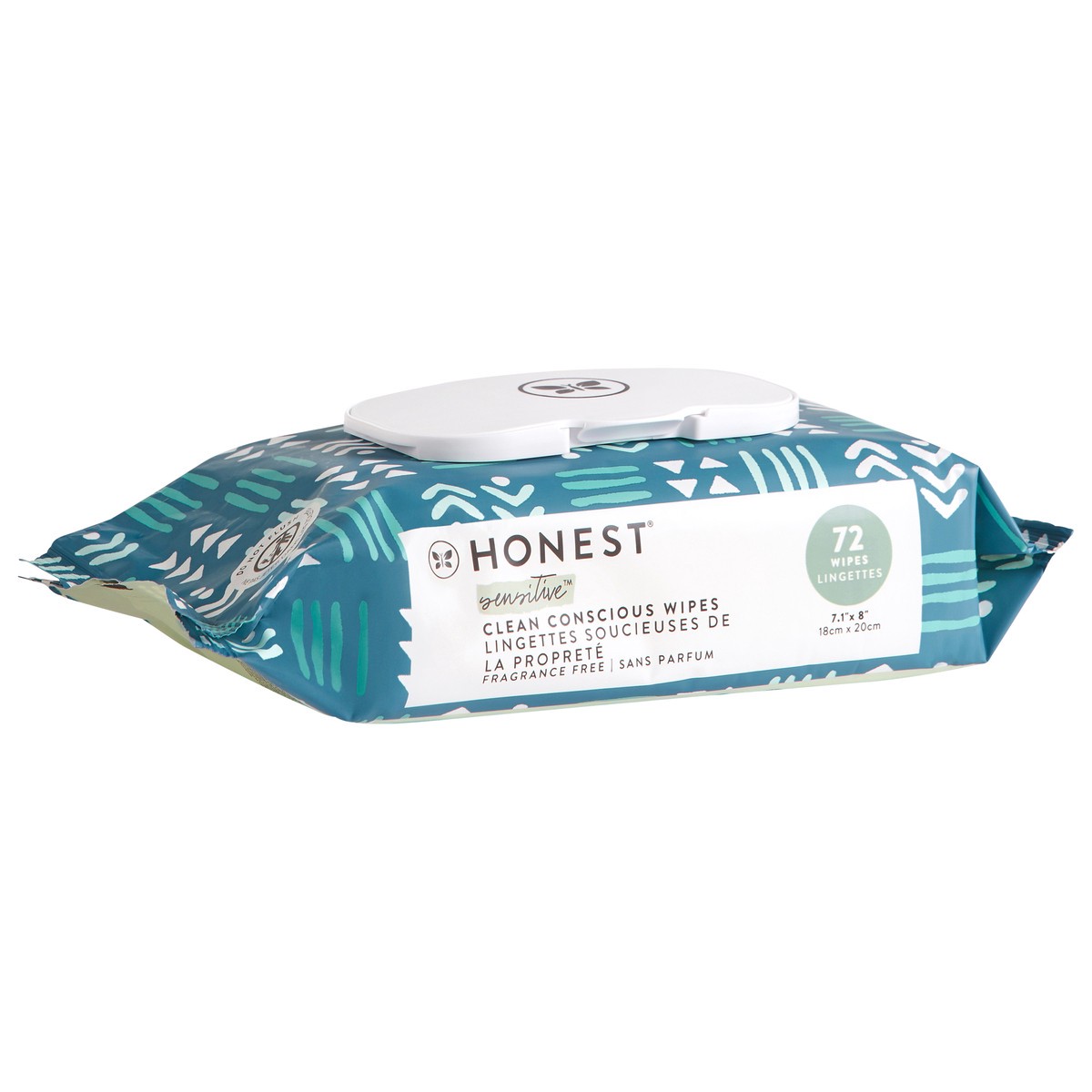 slide 3 of 3, Honest Wipes, Balance Blues, 72 Count, 72 ct