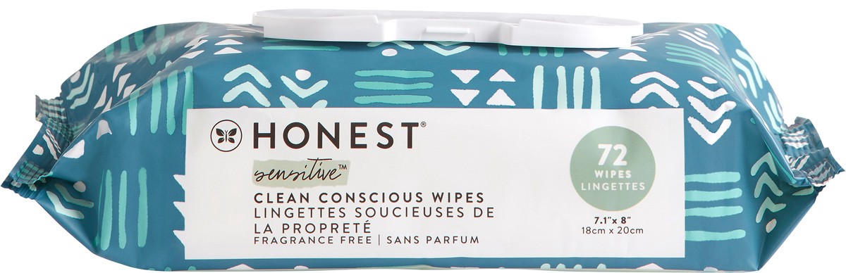 slide 2 of 3, Honest Wipes, Balance Blues, 72 Count, 72 ct