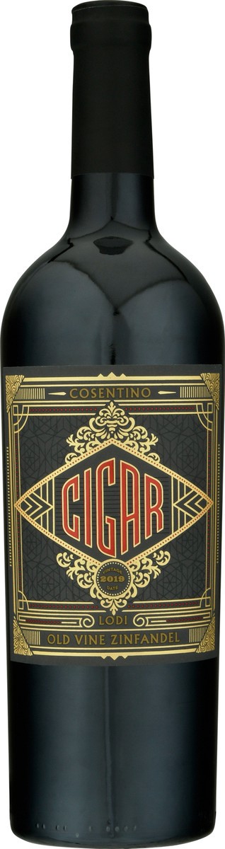 slide 5 of 9, Cigar 2019 Old Vine Zinfandel, Lodi, 750ml, 750 ml