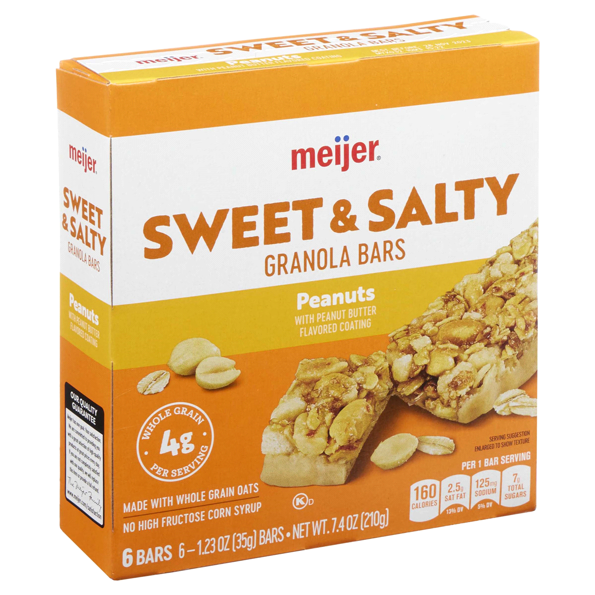 slide 7 of 29, Meijer Chewy Sweet & Salty Nut Granola Bars, 6 ct